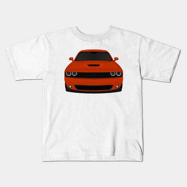 Challenger Red2 Kids T-Shirt by VENZ0LIC